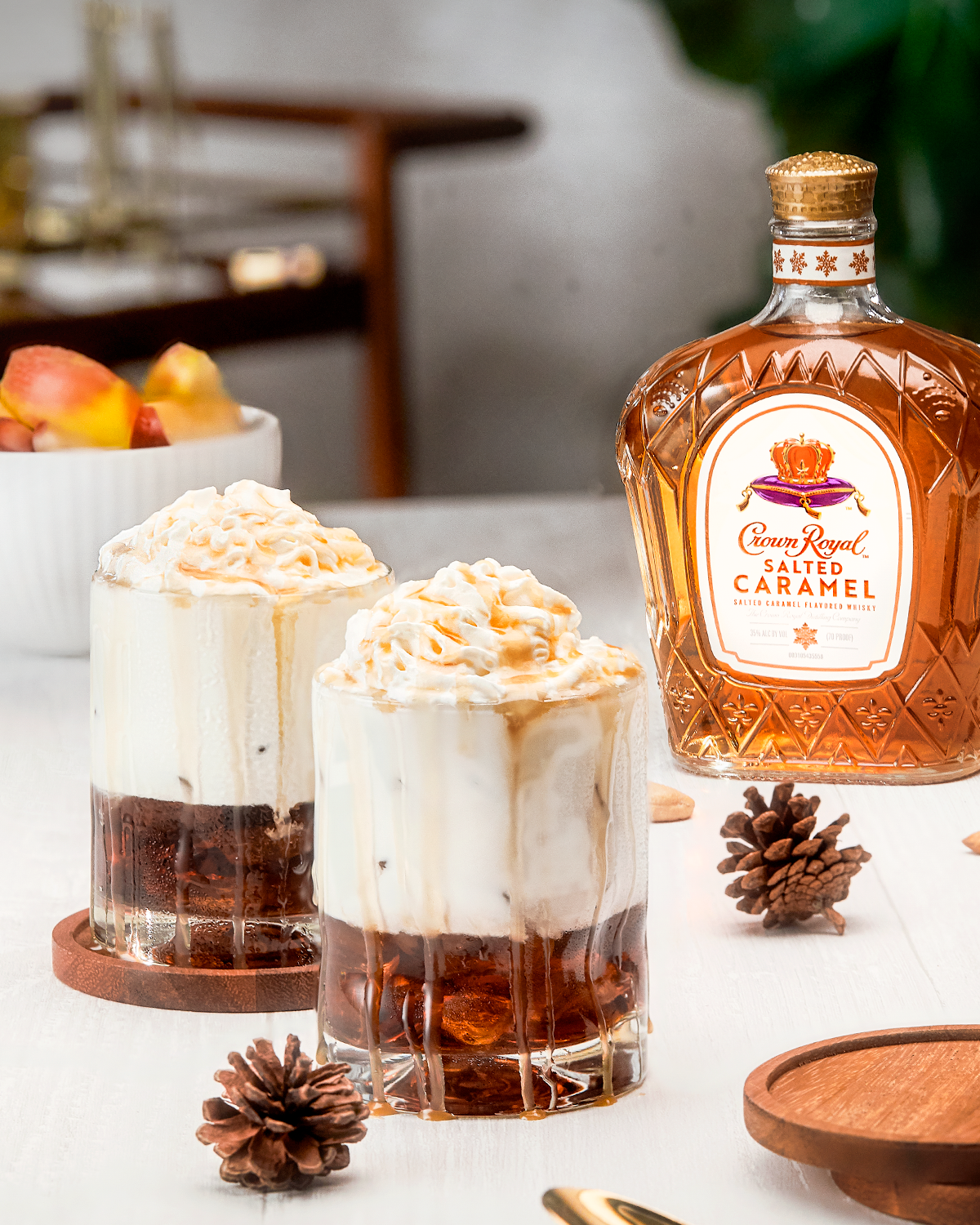 Crown Royal Salted Caramel White Russian Whisky Cocktail