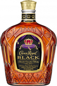 Crown Royal Black Whisky Bottle - Blended Canadian Whisky - Crown Royal