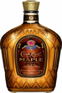 Crow n Royal Maple Flavored Whisky Bottle - Blended Canadian Whisky - Crown Royal