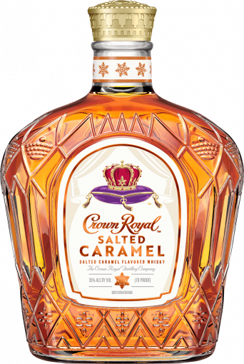 Crown Royal Salted Caramel Flavored Whisky Bottle - Blended Canadian Whisky - Crown Royal