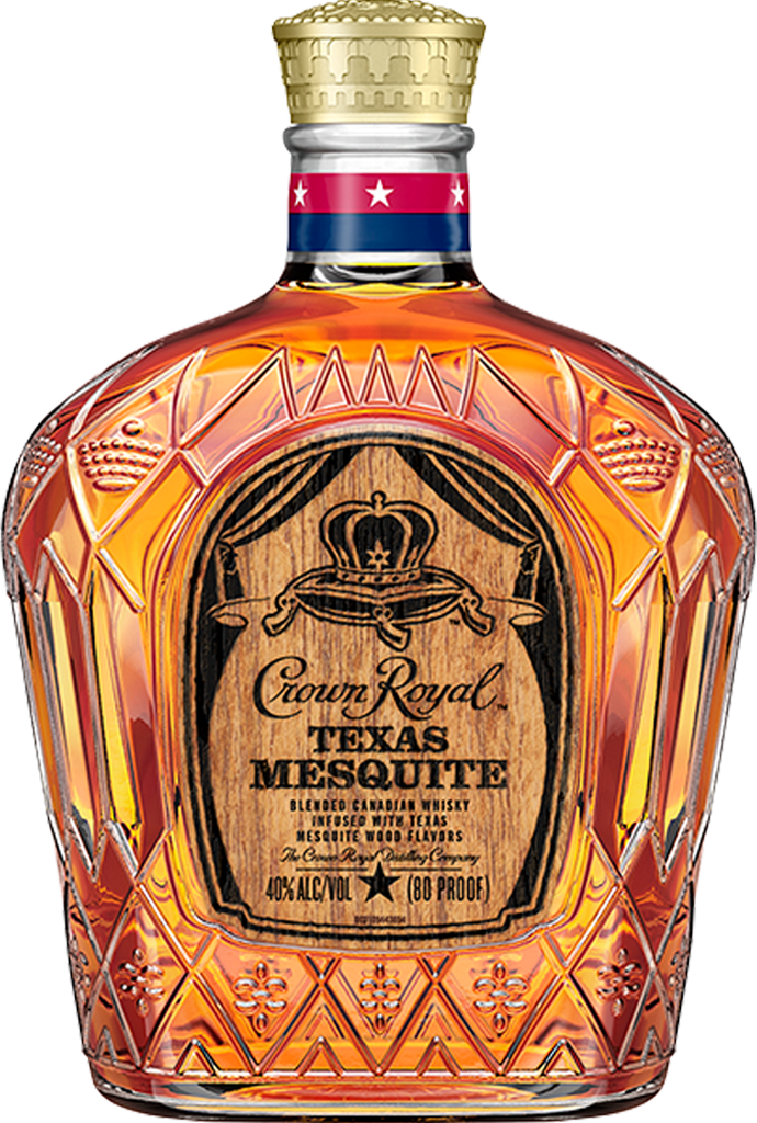 Crown Royal Texas Mesquite Whisky Bottle - Blended Canadian Whisky - Crown Royal